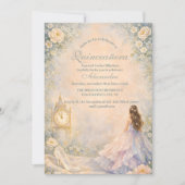 Invitation Enchanted Fairytale Garden Quinceañera (Devant)