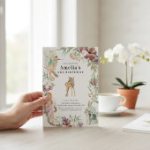 Invitation Enchanted Forest Fairy Birthday Party Invite