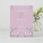 Invitation Enchanted Forest Mushroom Second Birthday (Debout devant)