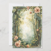 Invitation Enchanted Forest Path of Magical flower wedding    (Dos)