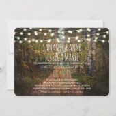 Invitation Enchanted Forest Path TWINS Sweet 16 Celebration (Devant)