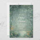 Invitation Enchanted Forest Wedding (Devant)