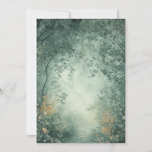 Invitation Enchanted Forest Wedding (Dos)