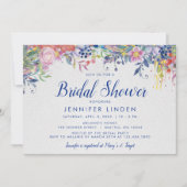 Invitation Enchanted Jardin Bridal Douche (Devant)