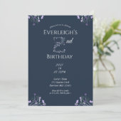 Invitation Enchanted Jungle Lion Second Birthday (Debout devant)