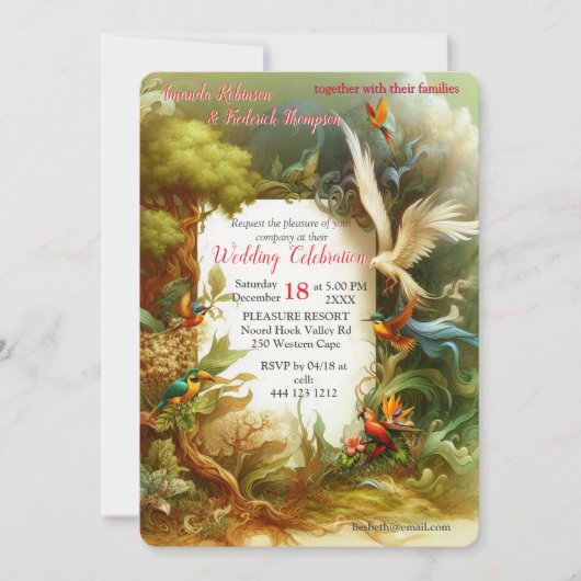 Invitation Enchanted Magical Fantasy Creations (Devant)