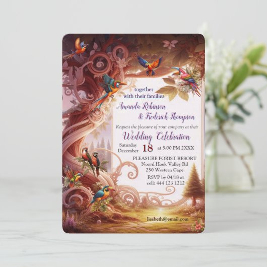 Invitation Enchanted Magical Fantasy Creations (Debout devant)