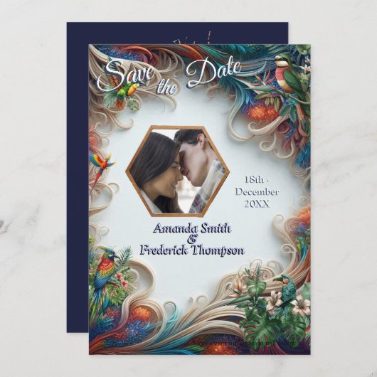 Invitation Enchanted Magical Fantasy Creations (Devant / Derrière)