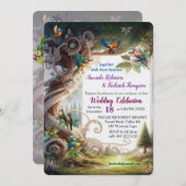 Invitation Enchanted Magical Fantasy Creations (Devant / Derrière)