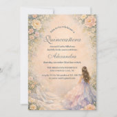 Invitation Enchanted Princess Fairytale Quinceañera (Devant)