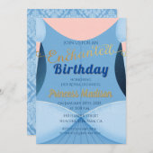 Invitation Enchanted Princesse Anniversaire (Devant / Derrière)