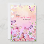 Invitation Enchantée Pour Répondre À La Fête des mariées De P (Dos)