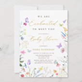 Invitation Enchantée Pour Vous Rencontrer Baby shower (Devant)