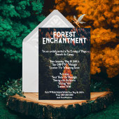 Invitation Enchantement de la graine de Whisperer : Forêt enc