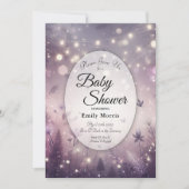 Invitation Enchantement Starlit dans le Baby shower Bloom (Devant)