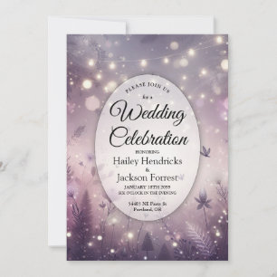 Invitation Enchantement Starlit dans le Mariage Bloom