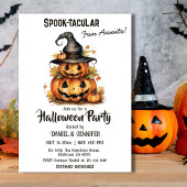 Invitation Enchanter Citrouille sorcière Casquette mignon Hal