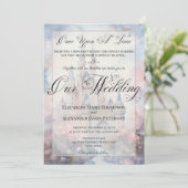 Invitation Enchanter Fairy Tale Castle Notre Mariage (Debout devant)