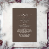 Invitation Enchanter Jardin d'hiver Floral tout en un Mariage