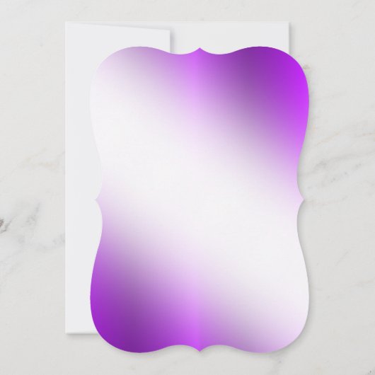 Invitation Enchanter le Mariage de conte violet (Dos)