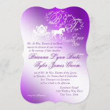 Enchanter le Mariage de conte violet