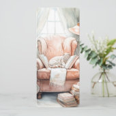 Invitation Enchanter le Signet de basculement de l'aquarelle (Debout devant)