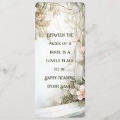 Invitation Enchanter le Signet de basculement de l'aquarelle (Dos)