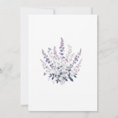 Invitation Enchanter les rêves de Lilac : Boho Floral Mariage (Dos)