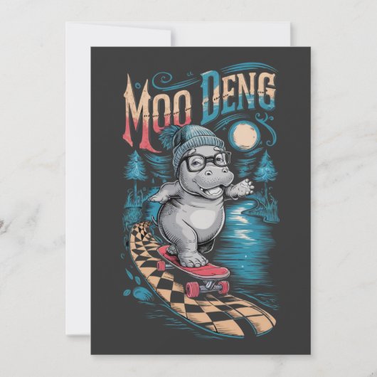 Invitation Enchanter Moo Deng Hippo (Devant)