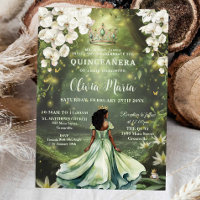 Enchanter Princesse & Frog robe verte Quinceañera