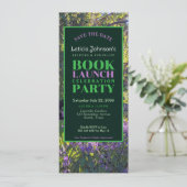 Invitation Enchanter Purple Green Floral Nature Lancement du (Debout devant)