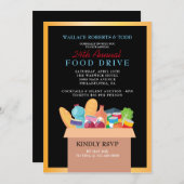 Invitation Enchère DRIVE ALIMENTAIRE Gala d'entreprise Collec (Devant / Derrière)