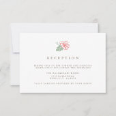 Invitation Enclos de Réception de Mariage à l'Hibiscus de l'Î (Devant)