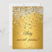 Invitation Encore fabuleux 60 Streamers Gold Silver Anniversa (Devant)