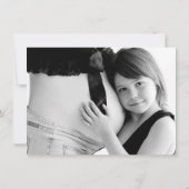 Invitation Encore une à admirer | Photo simple Baby shower no (Dos)