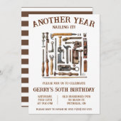 Invitation Encore Une Année À L'Éclater ! Jour de l'anniversa (Devant / Derrière)