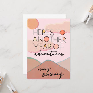 Invitation Encore une année d'aventures