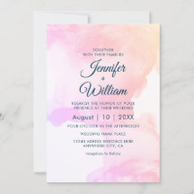 Encre Aquarelle Moderne Rose