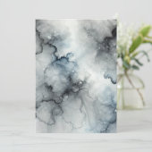 Invitation Encre D'Alcool D'Halloween Grêle Imprimable (Debout devant)