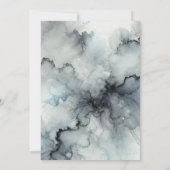 Invitation Encre D'Alcool D'Halloween Grêle Imprimable (Dos)