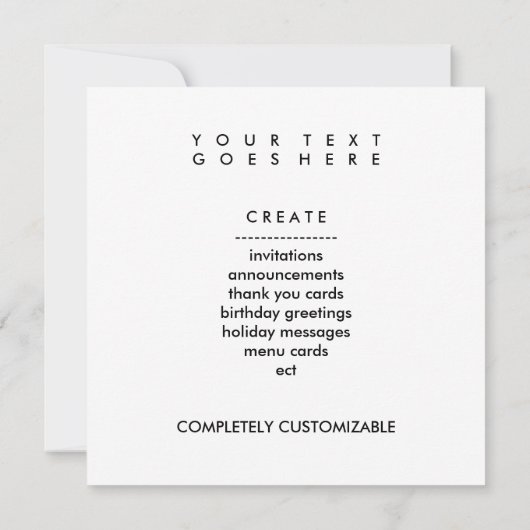 Invitation encre singe (Dos)