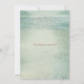 Invitation ENDLESS LOVE, affiche style film (Dos)