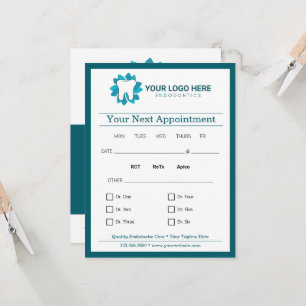 Invitation Endodontie modifiable Prochain rendez-vous