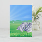 Invitation Énergie renouvelable (Debout devant)