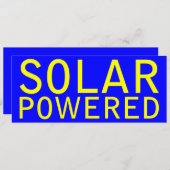 Invitation énergie solaire (Devant / Derrière)