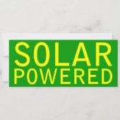 Invitation énergie solaire (Devant)