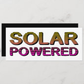 Invitation énergie solaire (Devant / Derrière)