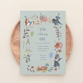 Invitation Enfant d'anniversaire Paw-ty mignon chiot chiens I