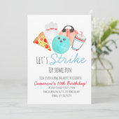 Invitation enfant de la fête d'anniversaire de bow (Debout devant)