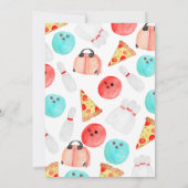 Invitation enfant de la fête d'anniversaire de bow (Dos)